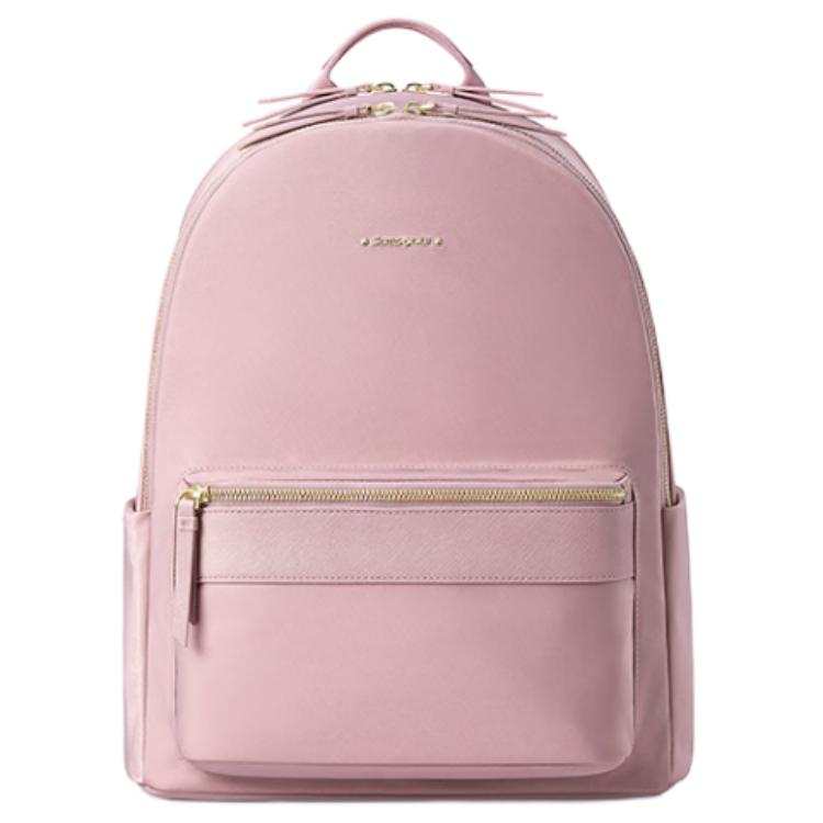 Samsonite SAMSONITE Brand Logo Fabric Backpack Women's Pink
