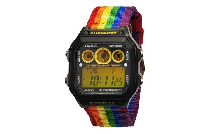 CASIO CASIO Custom Collection Quartz Movement Watch Men's Watches Black Dial