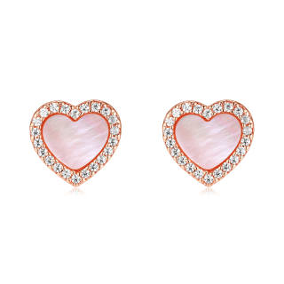 Apm Monaco VALENTINE Alloy Stud Earrings Women's Pink