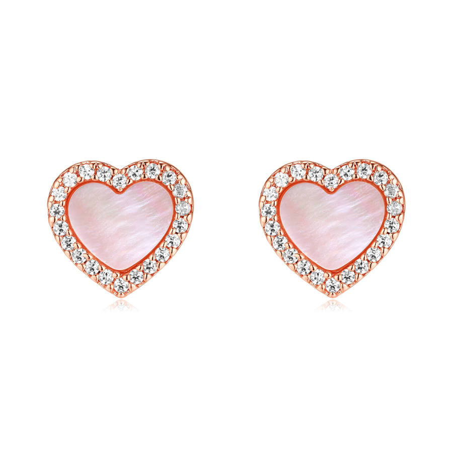 Apm Monaco VALENTINE Alloy Stud Earrings Women's Pink
