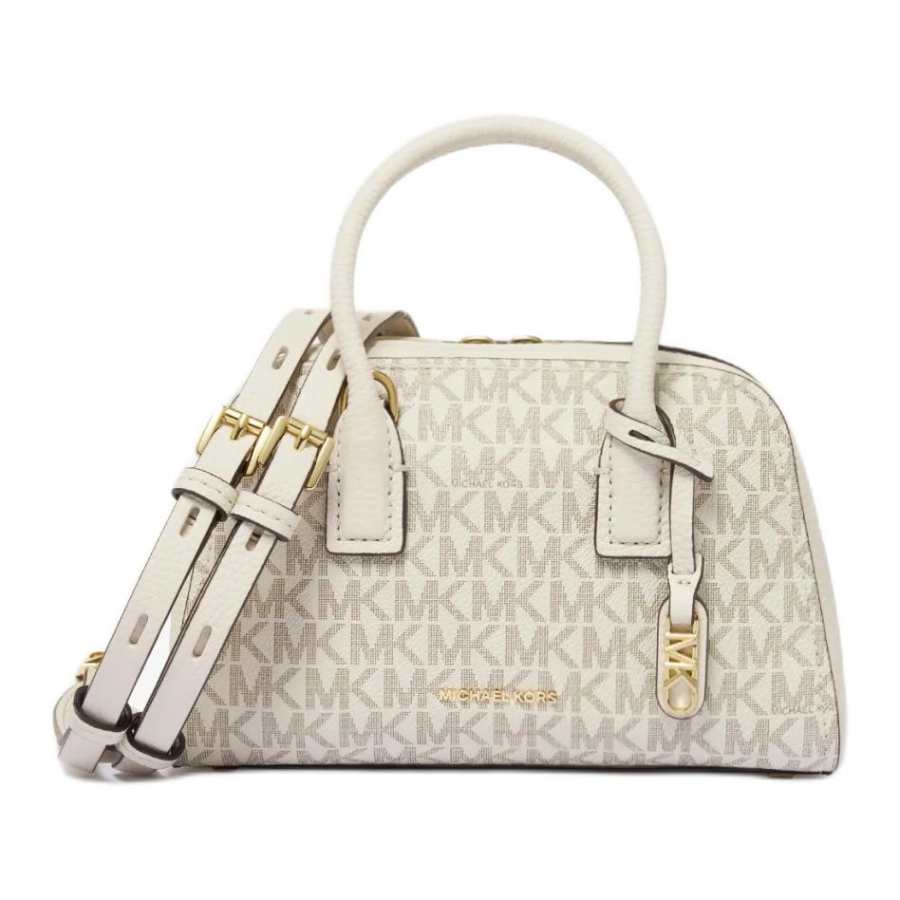 MICHAEL KORS Ashton Artificial Leather Crossbody Bag, Handbag Mini Women's White