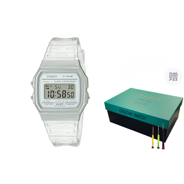 CASIO CASIO Custom Collection Quartz Movement Resin Strap Watch Women's Watch White Dial