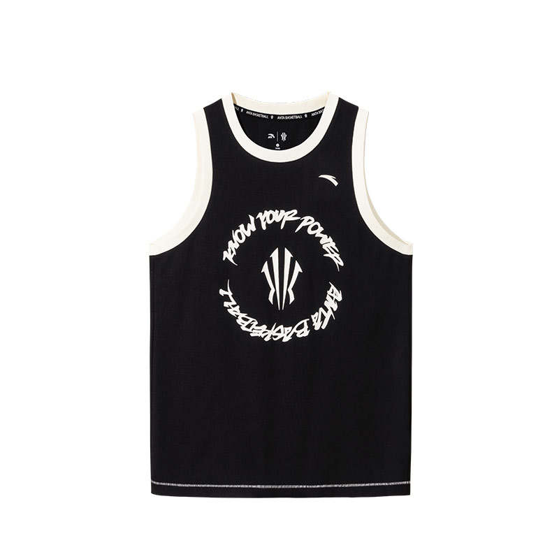 ANTA Anta Basketball Collection Tank Top Unisex Basic Black