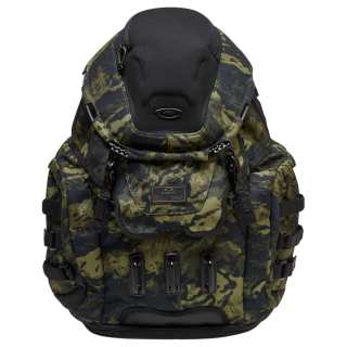 Oakley 34L Backpack Outdoor Bag Nylon Green Camouflage Unisex
