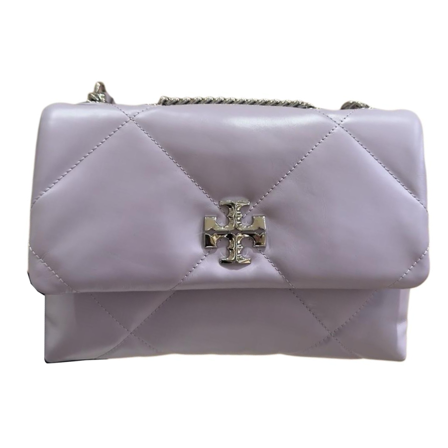 TORY BURCH Kira Nappa Leather Crossbody Bag, Shoulder Bag Small Women's Purple