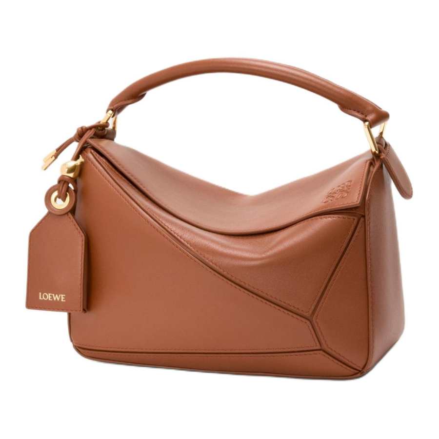 LOEWE Puzzle Sheepskin Shoulder Bag, Crossbody Bag, Handbag Small Women's Brown