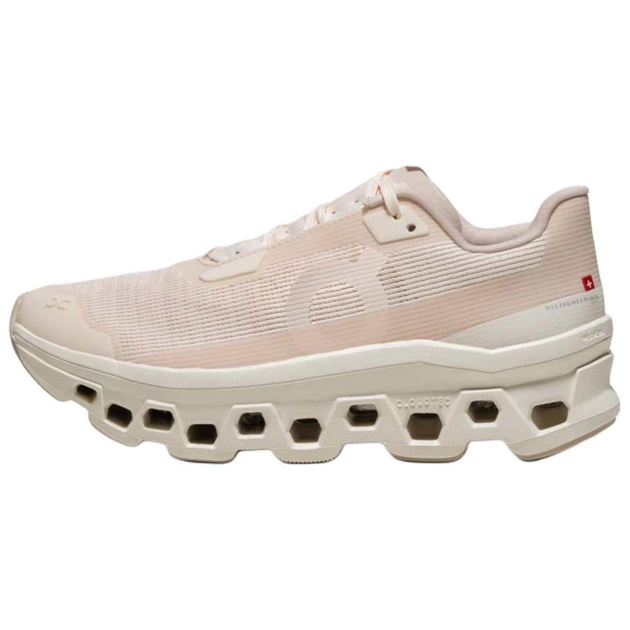 On Cloudmonster Mesh Low top Long Distance Running Shoes Women's Pink