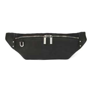 RICK OWENS RICK OWENS/RO Sheepskin Fanny Pack Men's Black