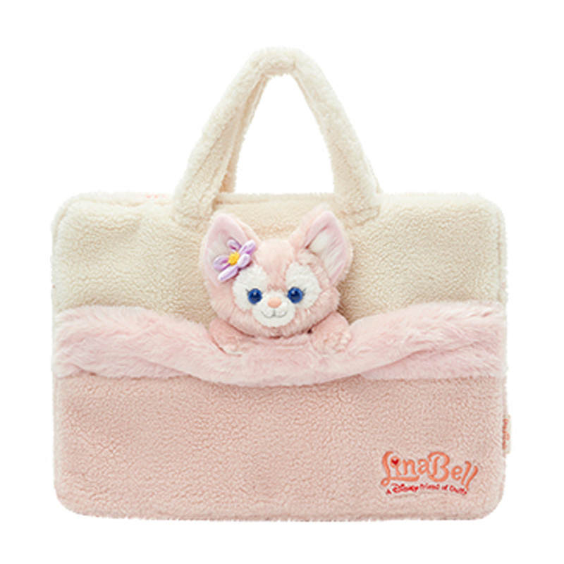 Disney Plush Laptop Bag Handbag Women's Pink