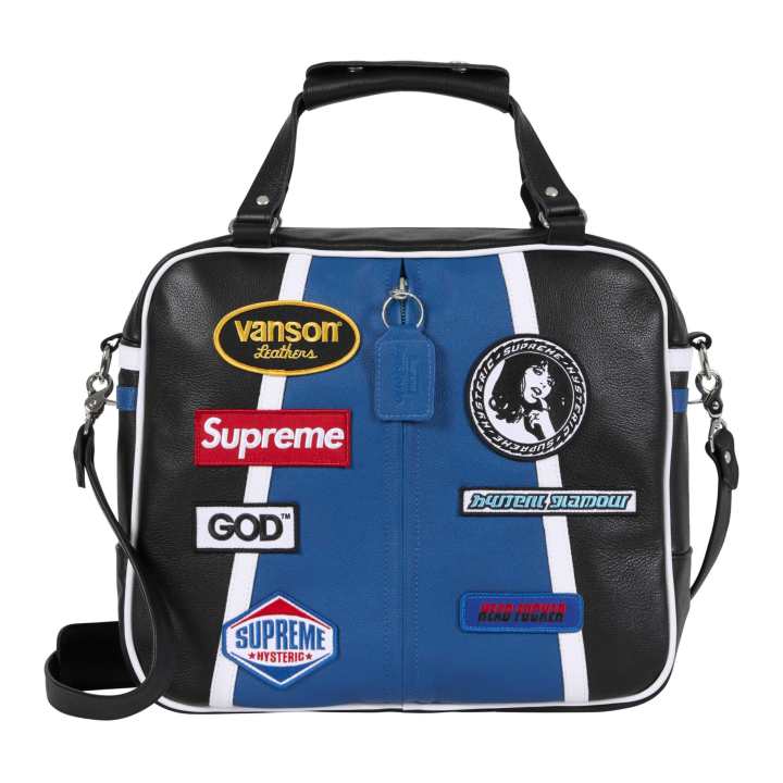 Supreme Supreme Cow Leather Shoulder Bag, Crossbody Bag, Handbag Unisex Black