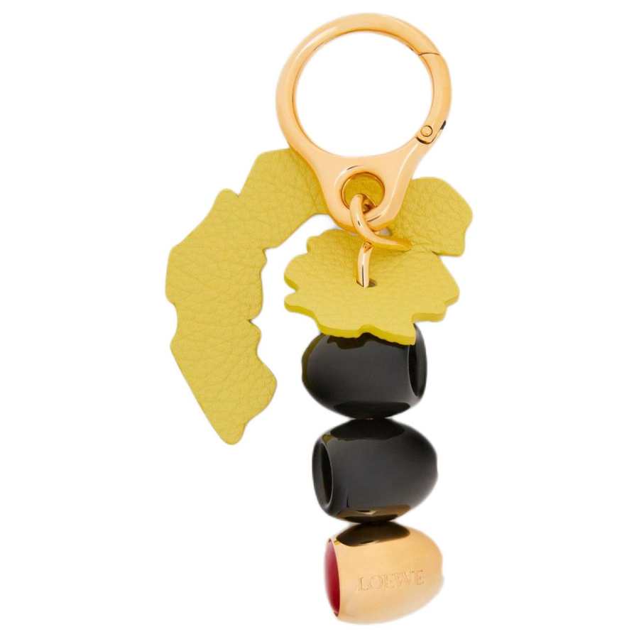 LOEWE Acetate & Brass Bag Accessory Women's Black & Gold