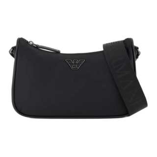 EMPORIO ARMANI Polyamide Shoulder Bag, Crossbody Bag Mini Men's Black