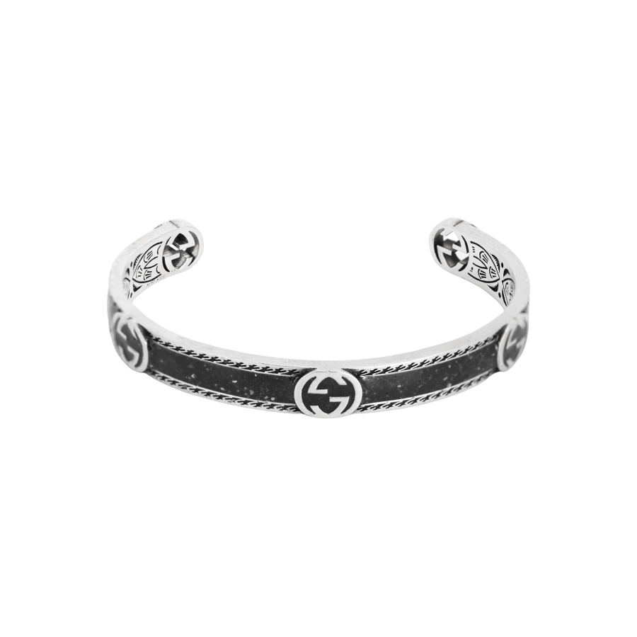 GUCCI GUCCI Sterling Interlocking G Bracelet