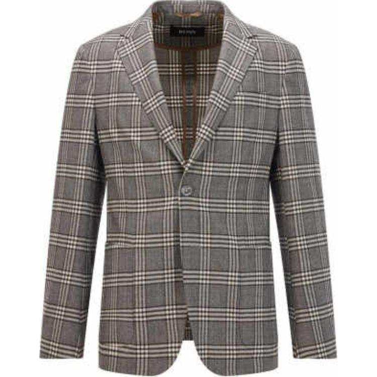 HUGO BOSS FW24 Business Suit Men's Gray