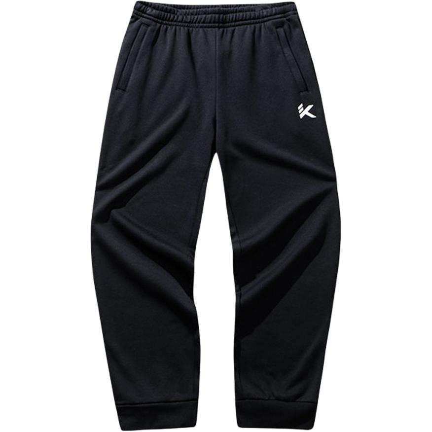 ANTA Anta Basketball Collection Knitted Sweatpants Men's Basic Black
