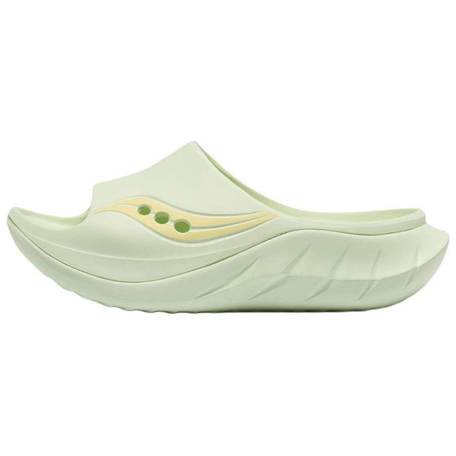 Saucony Cradle Baby Cradles 2 Quiet Slip Resistant Quiet Slip Resistant Slide Slippers Unisex Light Green