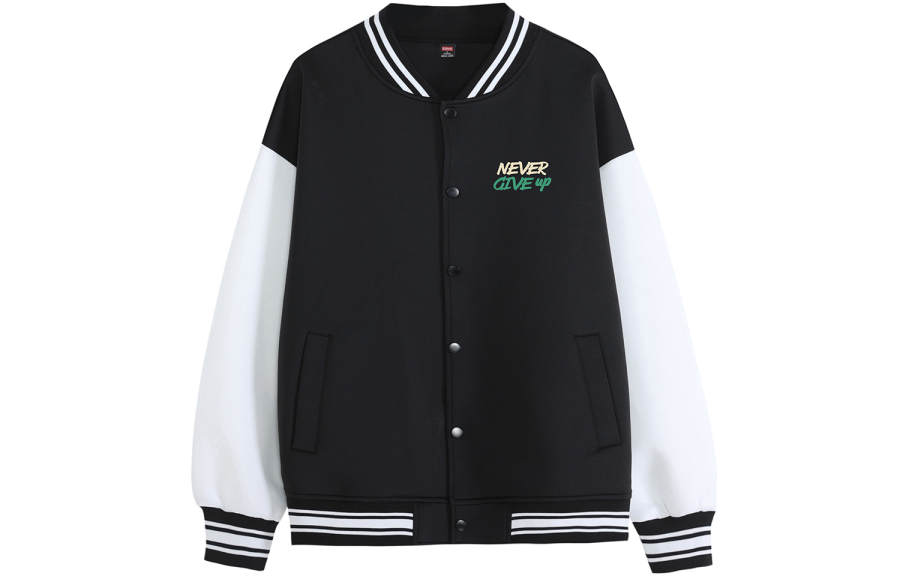 BALENO Baseball Jerseys Unisex Baseball Collar Moderate Straight Fit