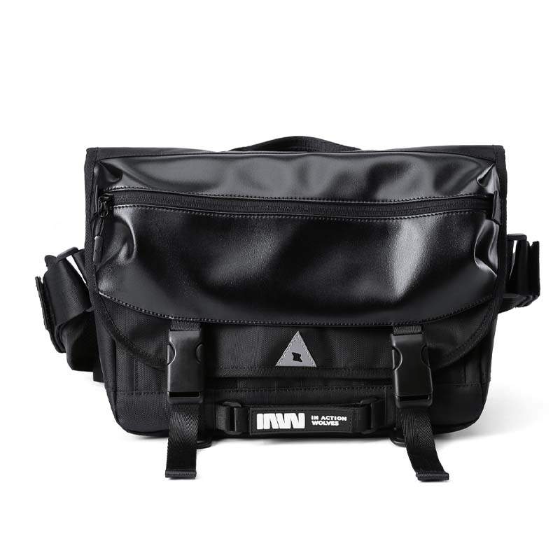 SEPTWOLVES SEPTWOLVES PVC, Textile Crossbody Bag QPL Regular Unisex Black