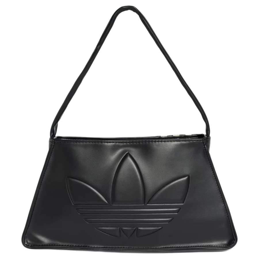 Adidas Originals Trefoil Polyurethane Shoulder Bag Women's Black