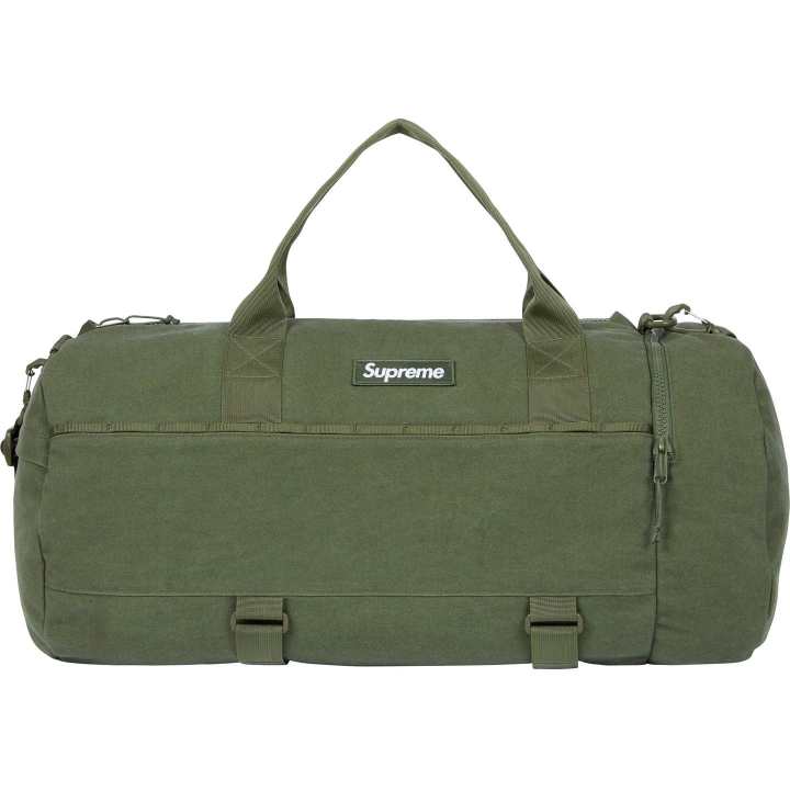 Supreme Supreme 58L Canvas Travel Bag Unisex Olive Green
