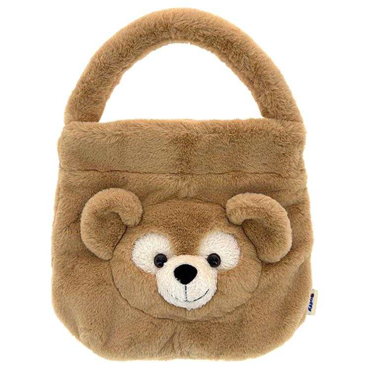 Disney Plush Bucket Bag Handbag Women's Brown