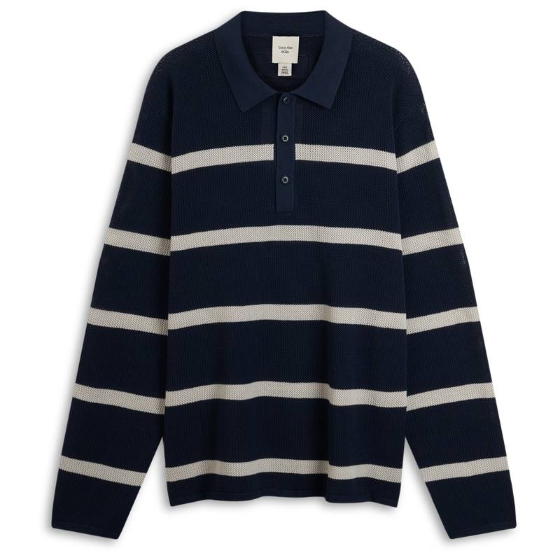 Calvin Klein Knitwear Men's Polo Collar Moderate
