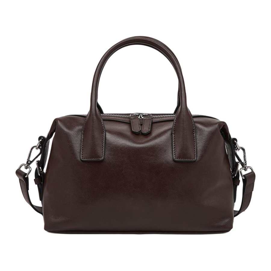 LAORENTOU Top Grain Cow Leather Crossbody Bags Regular Women's Coffee/Brown/Black