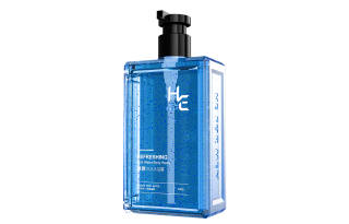 H&E Cold Water Shower Gels Hydrating Oil Control Deep Cleaning Refreshing Moisturizing Soothing 300g/300g*2