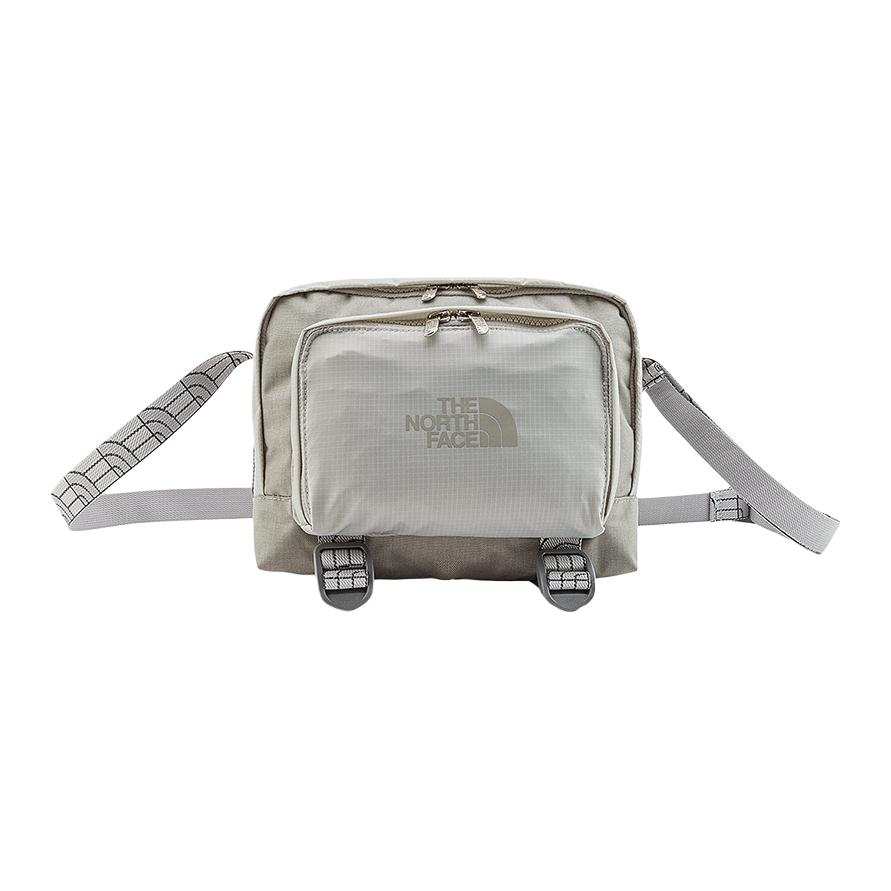 THE NORTH FACE 3L Outdoor Bags Fabric With Nylon Silver Unisex