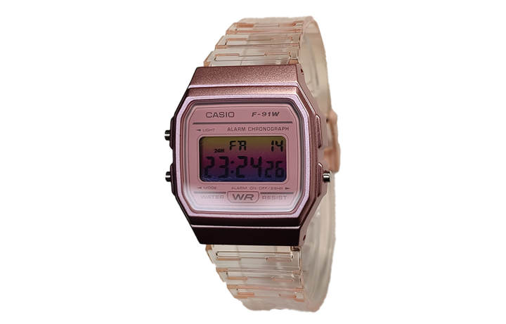 CASIO CASIO Custom Collection Quartz Movement Resin Strap Watch Women's Watch Pink Watch Dial
