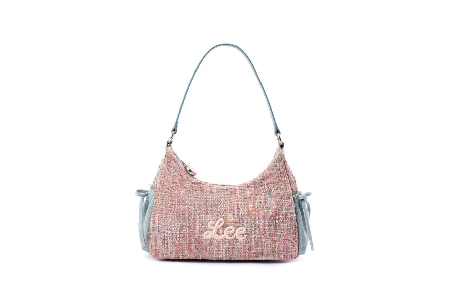Lee Lee Fabric Shoulder Bag Women's Pink