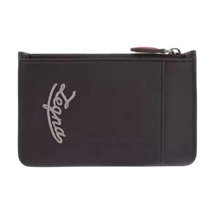 Ermenegildo Zegna Cow Leather Wallet Regular Men's Black