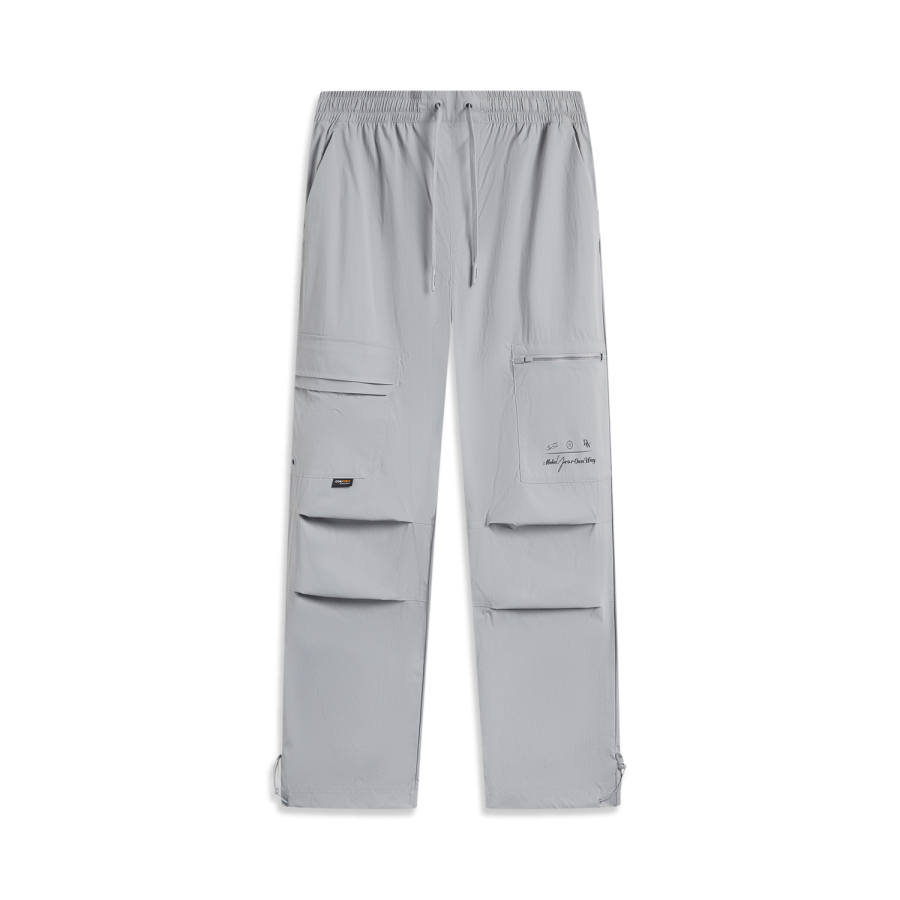 Li-Ning Li Ning Knitted Sweatpants Men's Geological Gray
