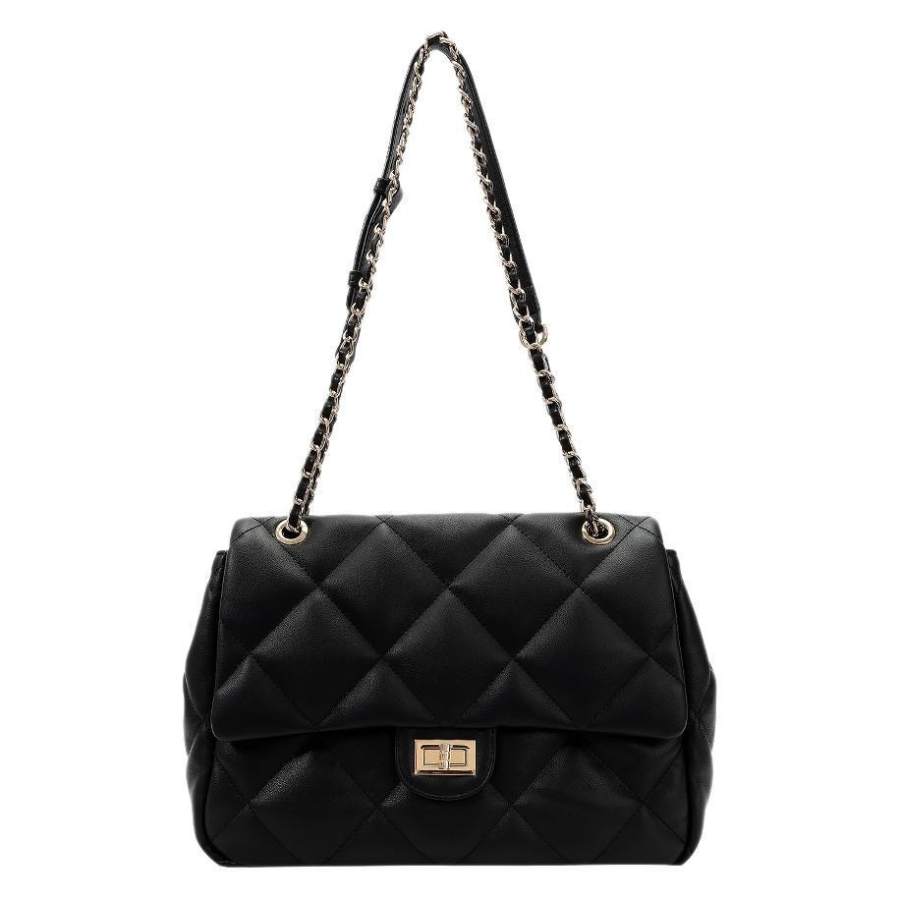 SEPTWOLVES SEPTWOLVES Pu Shoulder Bag Regular Women's Black