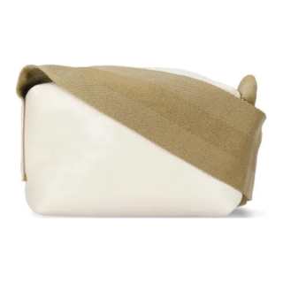 UMA WANG Leather Shoulder Bag Women's Ivory