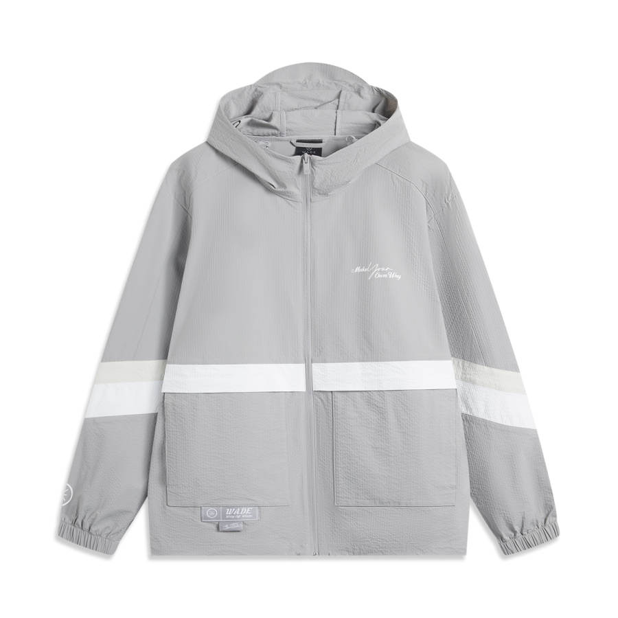 Li-Ning Li Ning UV Protection Sun Protection Clothing Men's Geological Gray/Standard White/Light Lime