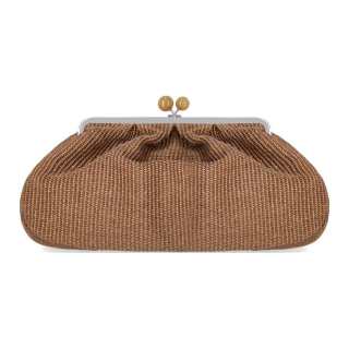WEEKEND MaxMara Cotton One Shoulder Handbag Large Women's Tan