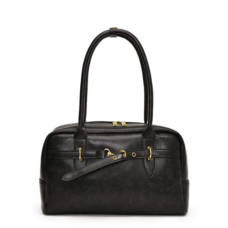 SEPTWOLVES SEPTWOLVES Pu Shoulder Bag Regular Women's Black/Brown