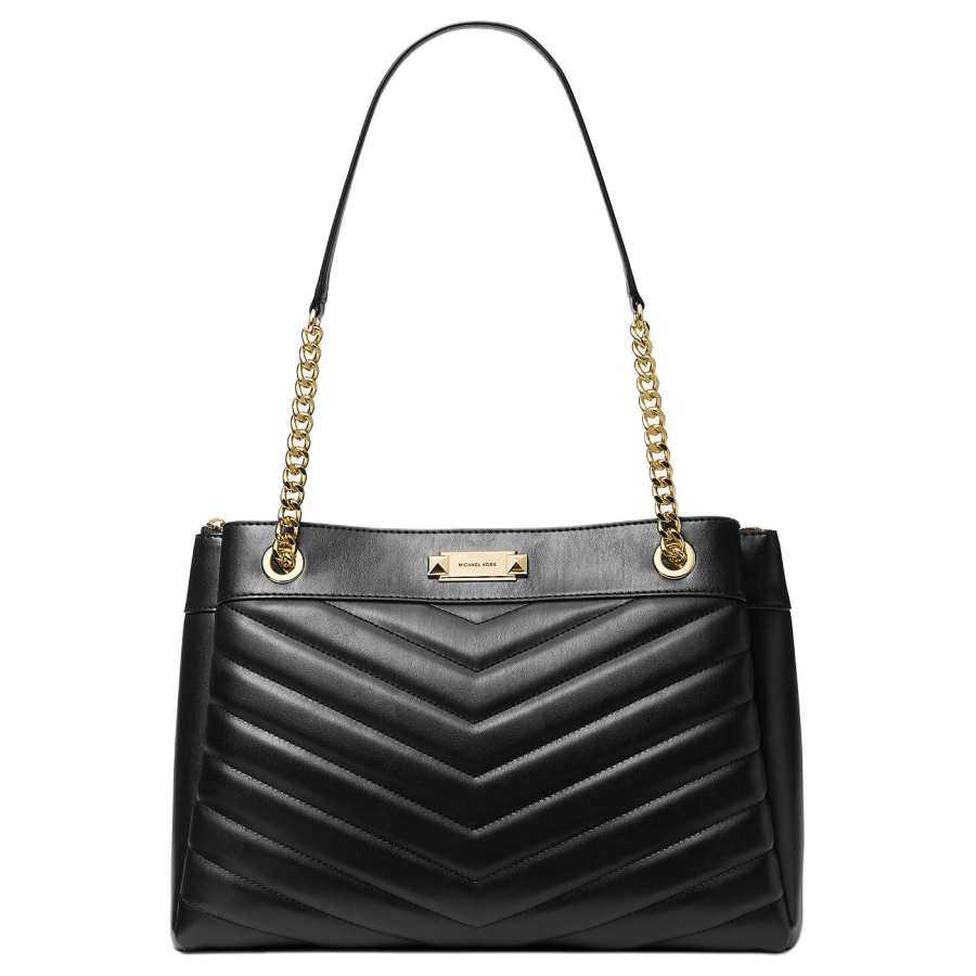 MICHAEL KORS Whitney Pu Handbag Medium Women's Black