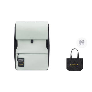 LEVEL8 PU Leather Laptop Bag Backpack Unisex Multicolor