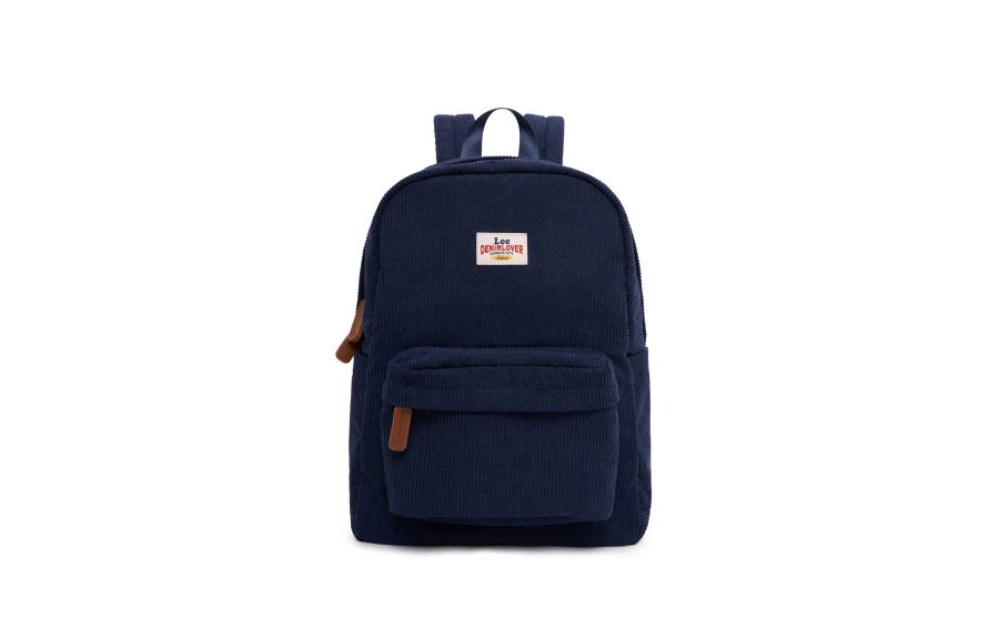Lee Lee Fabric Backpack Unisex Vintage Indigo