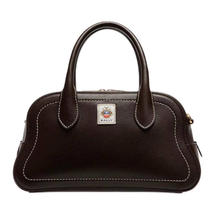 BALLY Goatskin Shoulder Bag, Crossbody Bag, Handbag Women's Brown