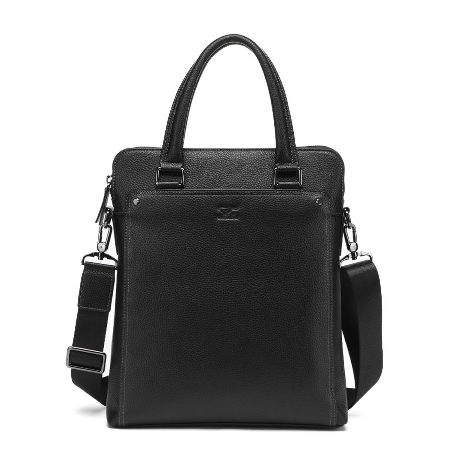 SEPTWOLVES SEPTWOLVES Artificial Leather Handbag Men's Black