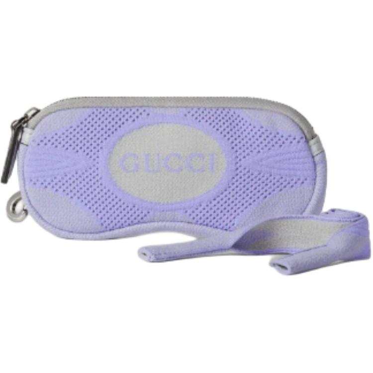 GUCCI Fabric Storage Bag Men's Light Purple