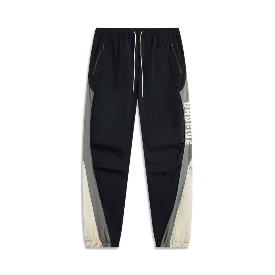 Li-Ning Li Ning Basketball Collection Knitted Sweatpants Men's Black