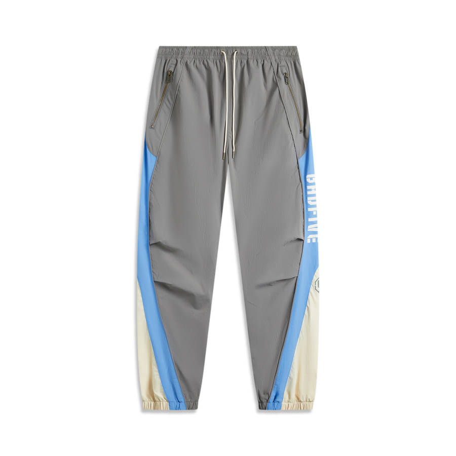 Li-Ning Li Ning BADFIVE Knitted Sweatpants Men's Iron Asphalt Gray