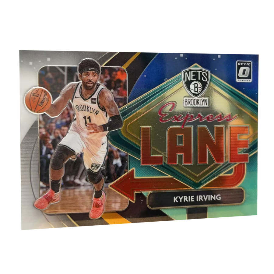 PANINI 2020 21 Basketball NBA 2020 21 Nets, Kyrie Irving, The GOAT, Durex Classic Horizontal Close Up Sports Cards 1 Pc