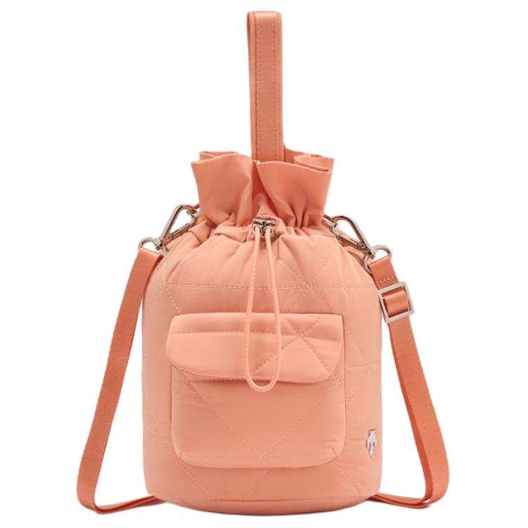 DESCENTE Women's Ski 20L Bucket Bag One Shoulder Crossbody Outdoor Bag Woven Fabric Women's