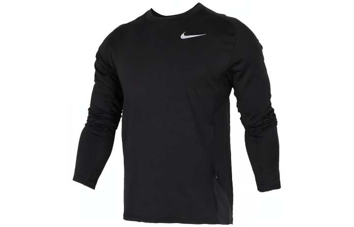 Nike Nike T Shirts Men's Black Crew Neck Moderate Straight Fit