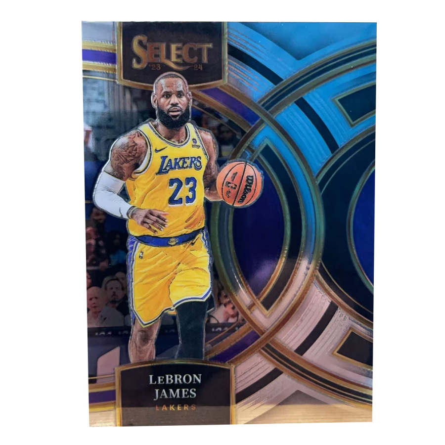 PANINI 2023 24 Lakers, LeBron James, Old Beijing, Little Emperor SELECT Collection, Rare Classic Sports Cards 1 Pc